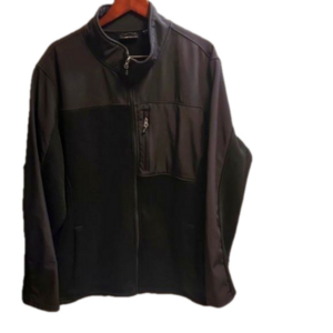 Swiss Tech black full zip jacket sz 3XL